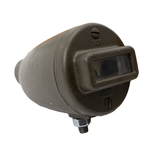 NOS Blackout & Service Drive Marker Lamp Unit (24 volt) Fits 50-66 M38, M38A1 (packard, rubber connections)