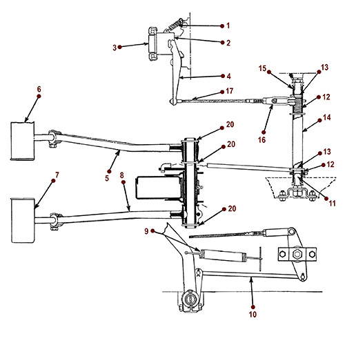 Clutch Diagrams - Willys M38