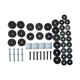 Universal Body Mount Kit with Hardware Fits  Fits 41-86 Jeep & Willys