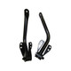 Black Side View Mirror Kit with Arm and Bracket, LH & RH  Fits  55-86 CJ All