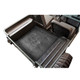 US Made Moulded Rear Floor Mat for Cargo Area in Black Rubber  Fits  41-72 Jeep