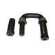 Front Leaf Spring Shackle Kit (Right Hand Thread) Fits  46-56 Truck, Station Wagon (greasable)