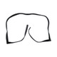 Inner to Outer Windshield Frame Rubber Weatherseal (Imported) Fits  41-49 MB, GPW, CJ-2A