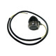 Original Reproduction Chrome Parking Lamp Assembly (RH) Fits  46-48 CJ-2A (with recessed parking lights)