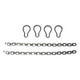Top Bow Thumbscrew Chain & Clip Kit (1 required) Fits 41-66 MB, GPW, M38, M38A1