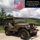 Olive Drab Green Semi Gloss Paint (Rattle Can) Fits 41-71 Jeep & Willys (paint code 2430)