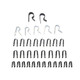 Wiring Harness Clip Set Kit Fits  41-45 MB