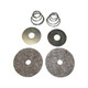 US Made Clutch & Brake Pedal Felt Draft Seal Kit Fits  41-66 MB, GPW, CJ-2A, 3A, 3B, 5, M38, M38A1