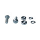 Headlight Junction Block to Fender Hardware Kit Fits  46-71 Jeep & Willys (2 Post)