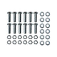 Rear Brake Backing Plate to Axle Flange Hardware Kit Fits 46-56 Truck with Timken (clamshell) rear axle