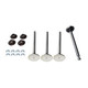 Exhaust Valve Rotator to Retainer Conversion Kit Fits 50-71 Jeep & Willys with 4-134 Engine