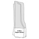 US Made Door B Pillar Repair Section for Driver Side Fits 76-86 CJ-7, 8