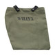 US Made Stenciled "Willys" Side Bag (OD) Fits 41-71 Jeep & Willys