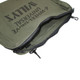 US Made Stenciled "Willys" Zipper Bag with Black Spring Clip Hooks Fits 41-71 Jeep & Willys (Olive Drab)