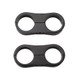 Windshield Frame Flag Pole 1" Mounting Bracket Kit Fits 41-53 MB, GPW, CJ-2A, 3A, M38
