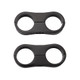 Windshield Frame Flag Pole 1" Mounting Bracket Kit Fits 41-53 MB, GPW, CJ-2A, 3A, M38