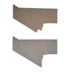 US Made Kick Panels Pair (1 required) Fits 73-91 Wagoneer, J-Series