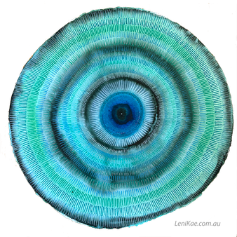Eye of Awareness - Intuition, Protection, Inner Truth (30x30cm framed)