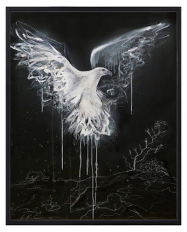 Sea Eagle Over Binalong Bay (83x103cm)