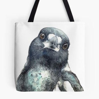 Magpie Recognition Tote Bag (40.6 x 40.6cm)