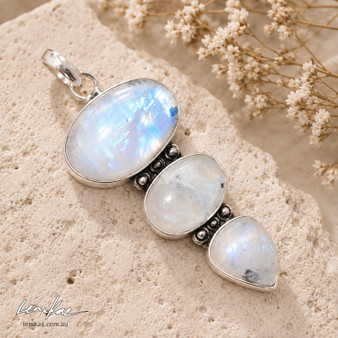 Revealed Truth | Rainbow Moonstone Pendant