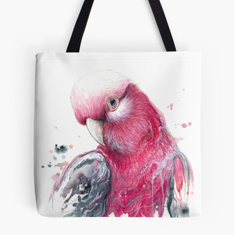 Galah tote bag designed by Australian artist Leni Kae