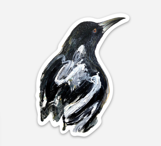 Magpie Spirit Magnet (5.8 x 7.6cm)