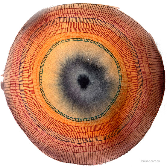 Creative Truth Mandala - Heart & Crown Chakra (30x30cm framed)