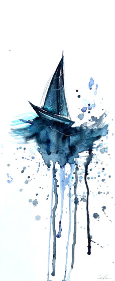 Sailing Free (16.5 x 42cm)