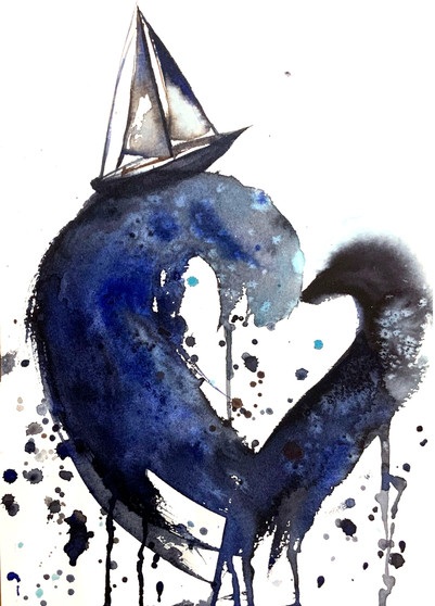 My Sailing Heart (21 x 29.7 cm)