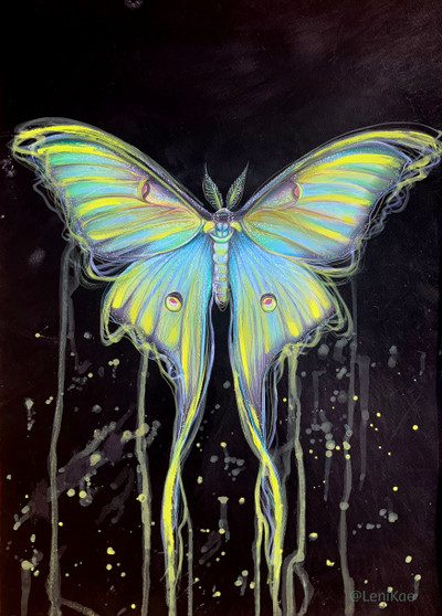 Luna Moth (42 x 59.4cm)