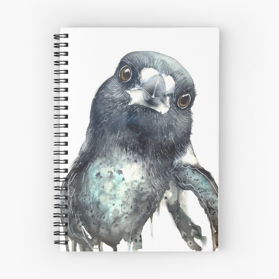 Magpie Lined Notebook | A5Journal