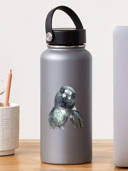 Magpie Recognition Sticker (7.2 x 8.4cm)