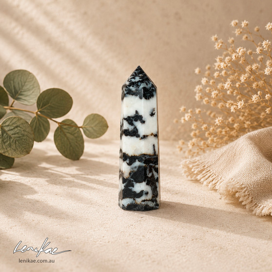 Grounded Balance | Zebra Jasper Tower