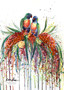 Rainbow Lorikeet Love (42 x 59.4cm)