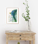 Budgie Spirit in Flight (19.5cm x 27.5cm h)