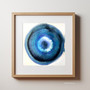 Guardian of Truth Mandala - Throat Chakra (30x30cm framed)