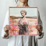 Wherever I Go, I Carry This Rose (32.5 x 32.5cm framed)