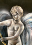Eros, Cupid and his Bow (Approx 90 x 115cm)