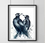 Magpie Kindred Spirits (31 x 41cm)