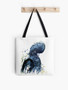 Black Cockatoo Tote Bag featuring artwork by Australian bird artist Leni Kae