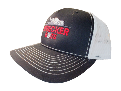 Wrecker Black Trucker Hat 112