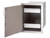 Fire Magic 33820-SL Select 14 Inch Left-Hinged Single Door With Dual Drawers