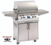 Fire Magic A430s-7EAN(P)-62 Aurora Gas Grill With Single Side Burner On Cart