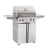 AOG 24PCT T-Series 24-Inch Gas Grill On Cart With Rotisserie & Single Side Burner