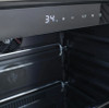 detail view of 24" deluxe BLZ-SSRF-5.5 blaze refrigerator temperature settings panel