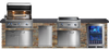 American Black Polished Granite & Gold Rush Stone