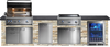 American Black Polished Granite & Golden Honey Stone