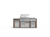 Forrest Reserve Collection Umbered Oak Sides With Frosted Ember Polished Granite  Forrest Reserve Collection Umbered Oak Sides With Frosted Ember Polished Granite