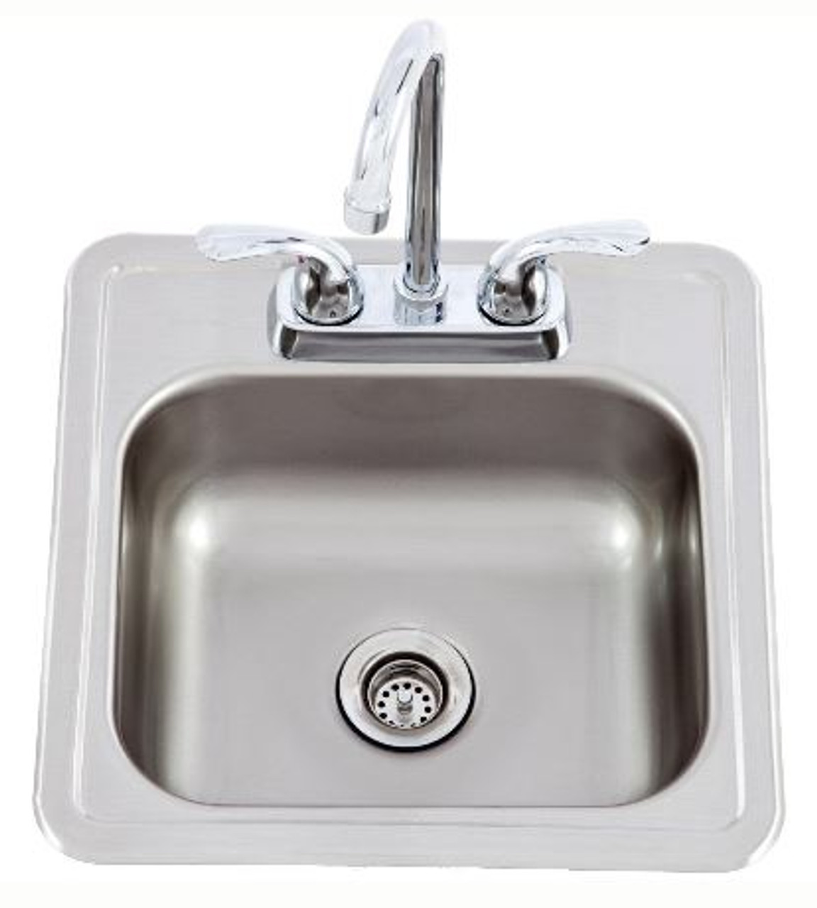 Lion 54167 15 X 15 Stainless Steel Sink With Faucet ...